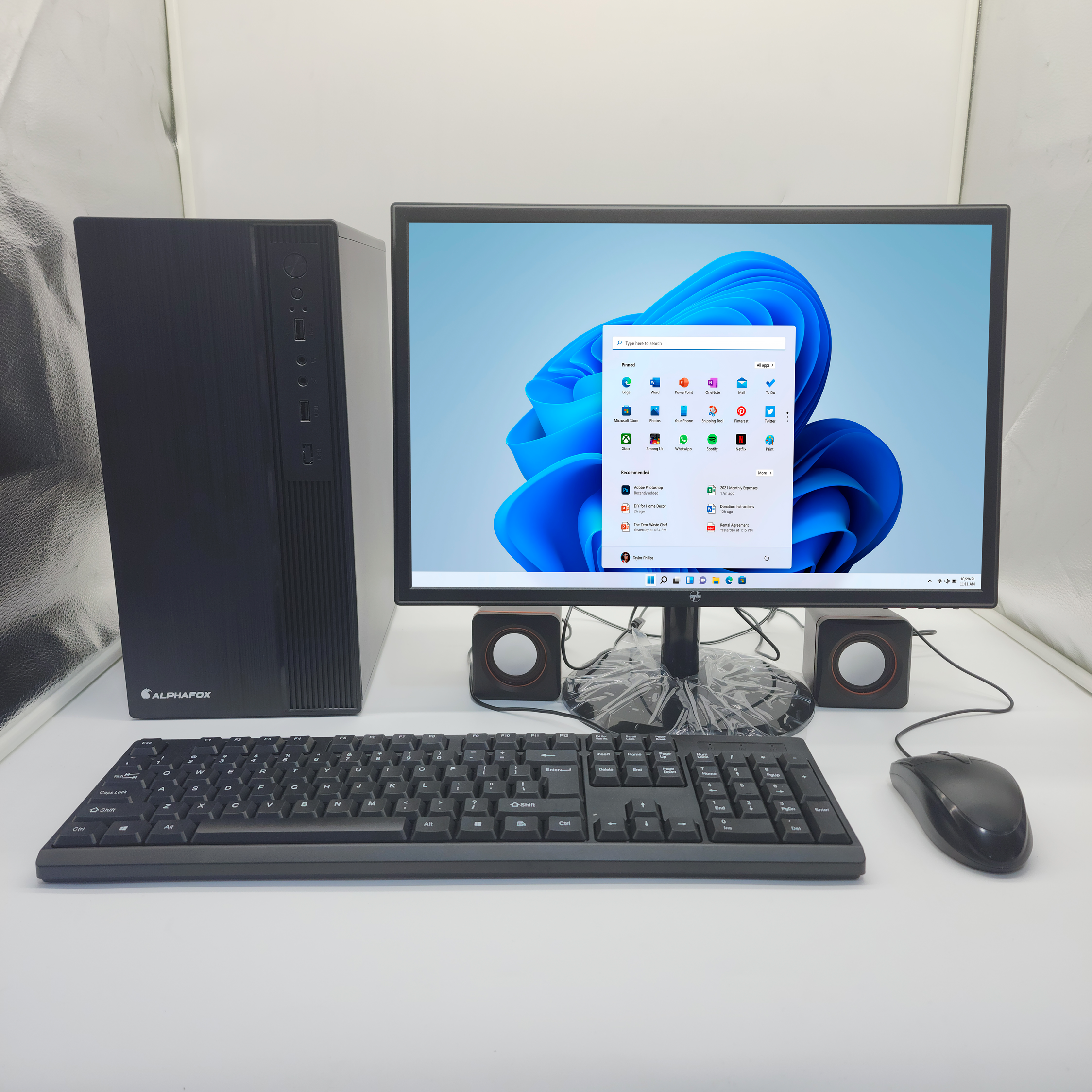 COMPUTADORA ALPHAFOX I5-2400 MONITOR 19 PULGADAS